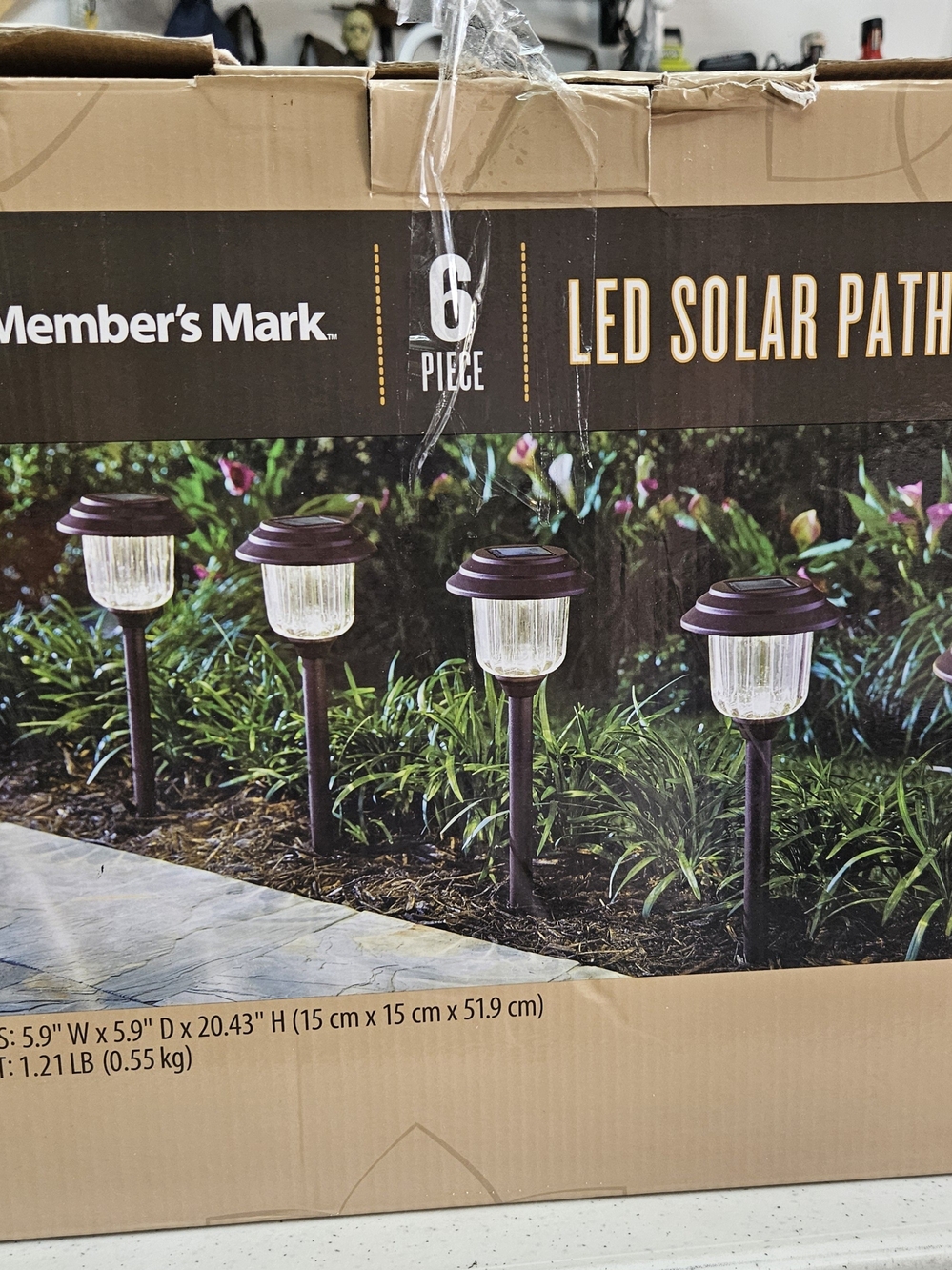 ⭐⭐⭐⭐⭐ NEW Member's Mark 6-piece Bronze LED Solar Disc Lights